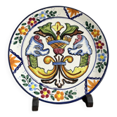 Assiette céramique décorative aux griffons