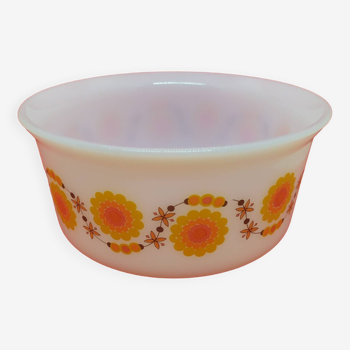 Vintage orange salad bowl