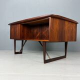 1960s Peter Løvig Nielsen 'Boomerang' Desk Hedensted Møbelfabrik