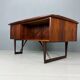 1960s Peter Løvig Nielsen 'Boomerang' Desk Hedensted Møbelfabrik