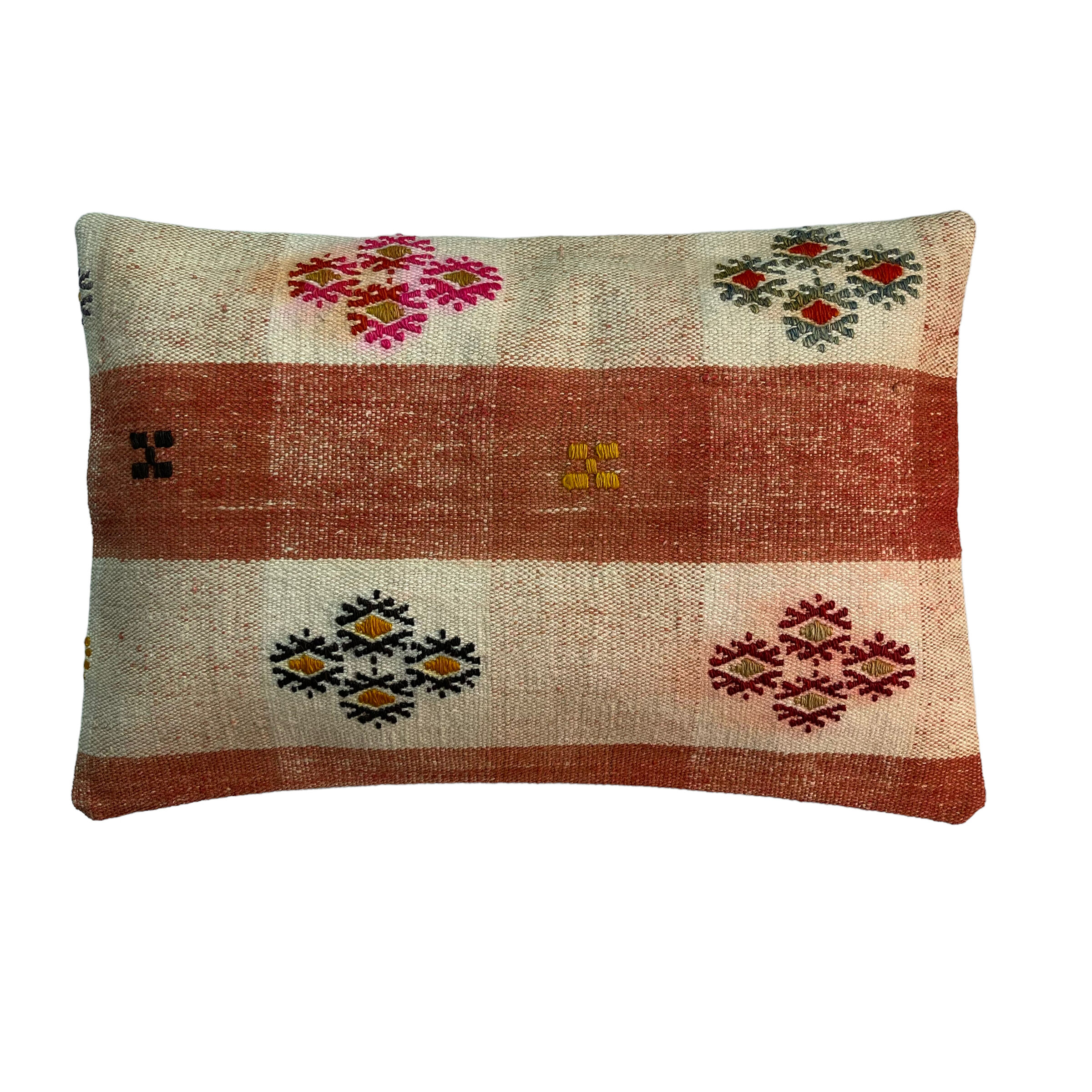 Vintage turkish handmade cushion cover , 30 x 50 cm