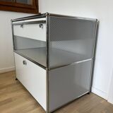 USM Haller chest of drawers in light grey