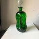 Holmegaard green decanter vintage danois par jacob e bang