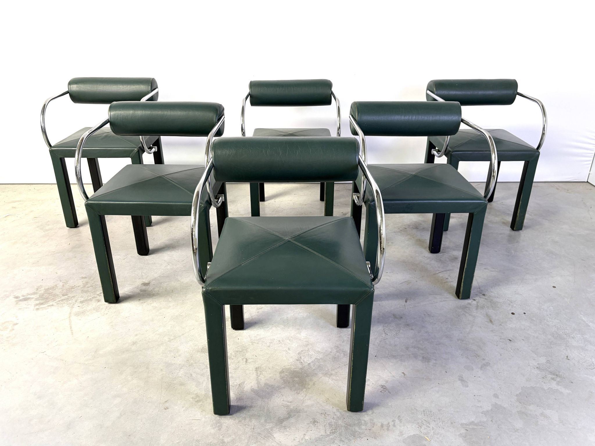 Arcadia dining chairs by Paolo Piva for B&B Italia set of 6