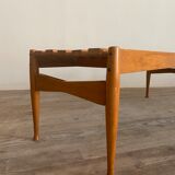 Slatted bench
