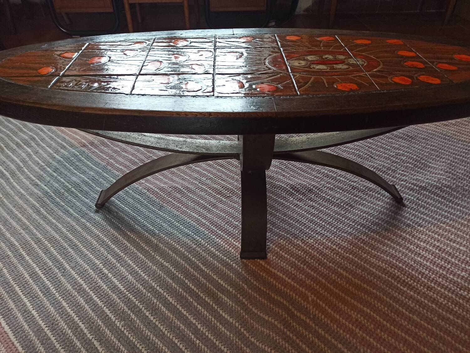 Coffee table Gustave Reynaud Vallauris