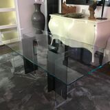 Glass dining table Roche Bobois model DIAPO