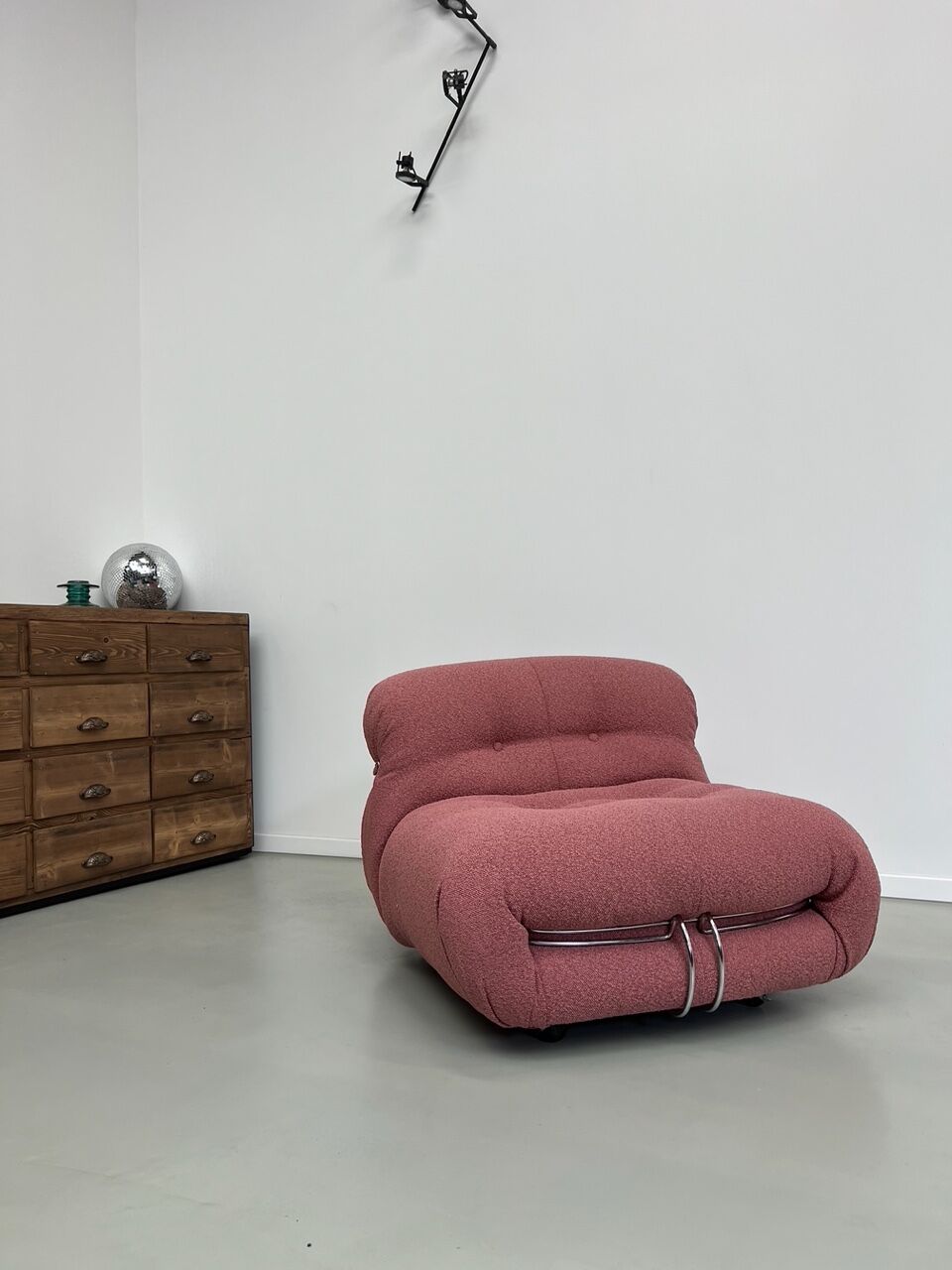 Armchair Soriana Afra and Tobia Scarpa 60s Cassina