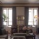 Large table, baluster base — 6 to 8 covers