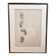Old Print Engraving 19th Century Study of an Ear Sketch After Raphael Pasquier
