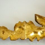 Pediment, gilded bronze, ornament for mirror, piece of furniture, signed Jacquet Grelier
