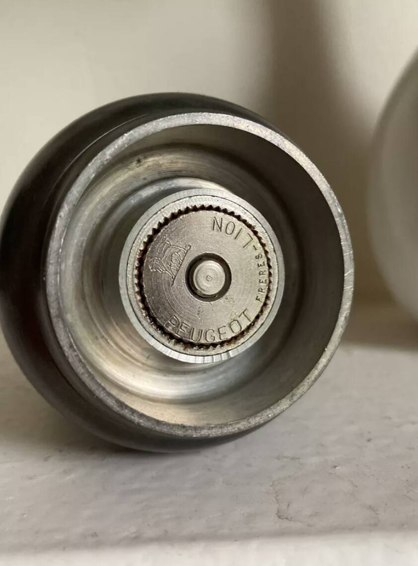 Peugeot pewter pepper pot