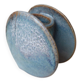 Vintage 1970s soliflore vase in flamed stoneware