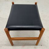 Vintage Danish Teak Footstool By Hugo Frandsen For Spøttrup, 1960s.