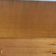 Modernist chest of drawers with 4 drawers in wood - 1950s/60s
