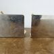 Chrome and brass bookends "tennis & golf" from the 1970s.