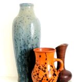 Vase in Pierrefonds earthenware, art deco