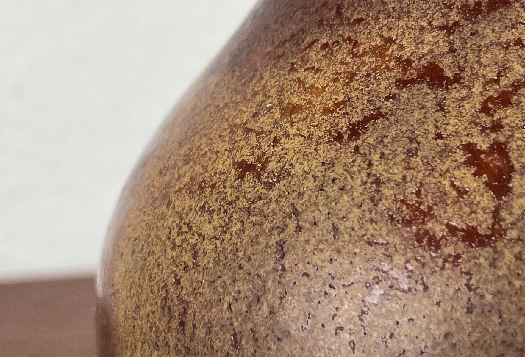 Vase calebasse en poterie d'atelier allemand du milieu du siècle de Cornelsen Kindermann Keramik, années 1960