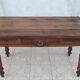 19th-century walnut table
