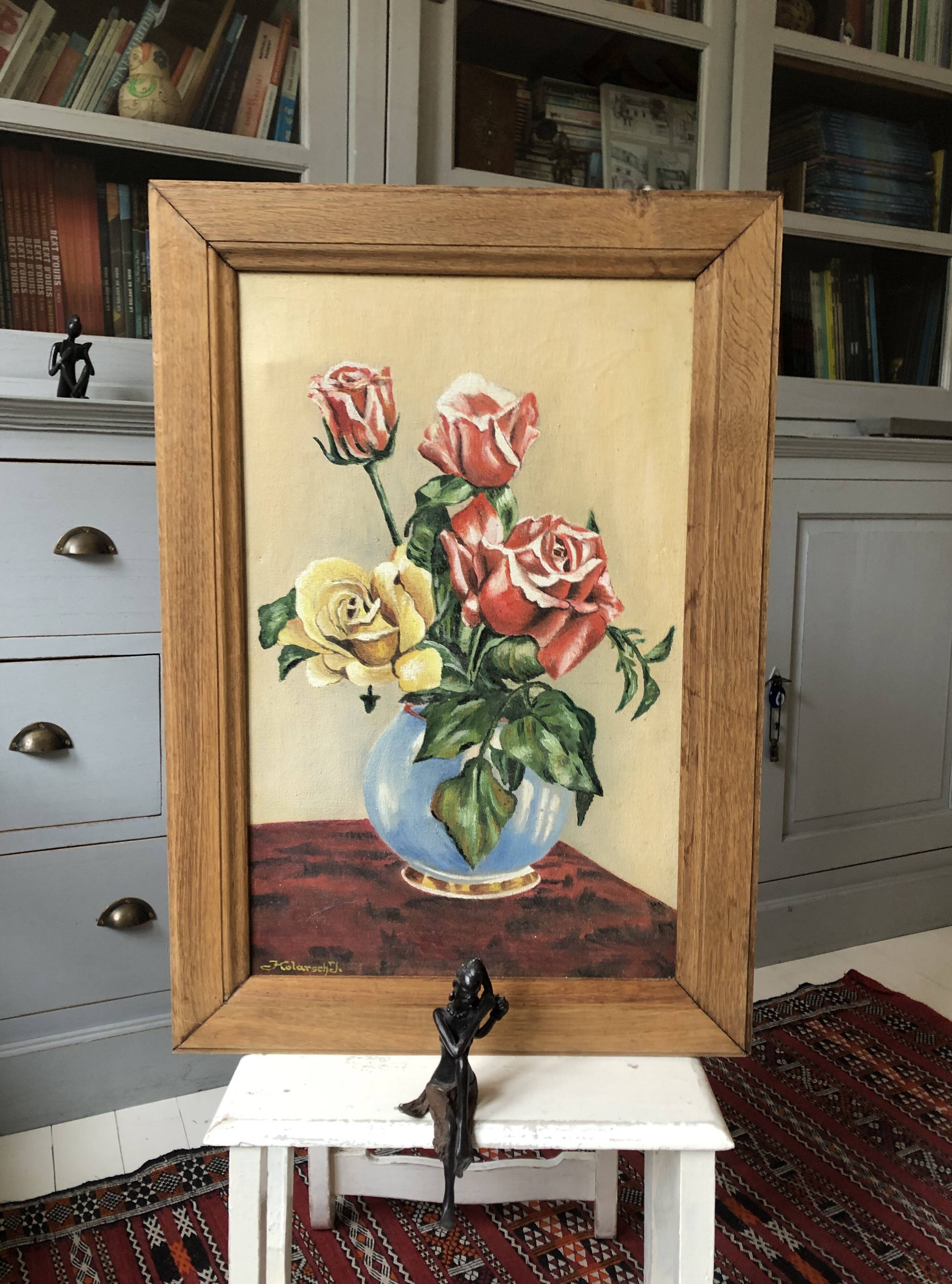 Flower bouquet painting