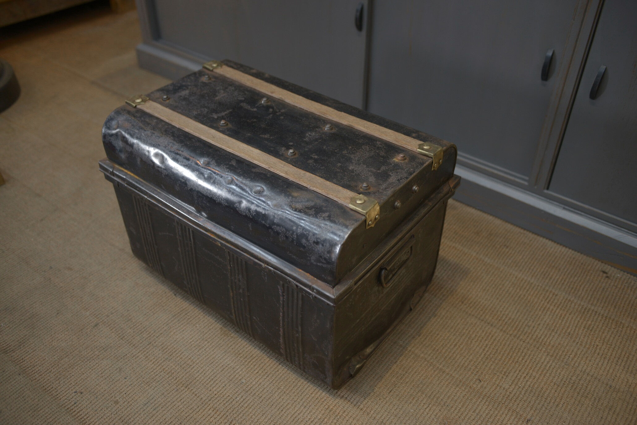 Old metal trunk Willaimson & Sons