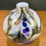 Murano glass soliflore ball vase