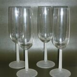 Large champagne flutes