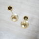 Pair of vintage brass candle holders