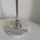 Vintage Ikea marble and metal lamp