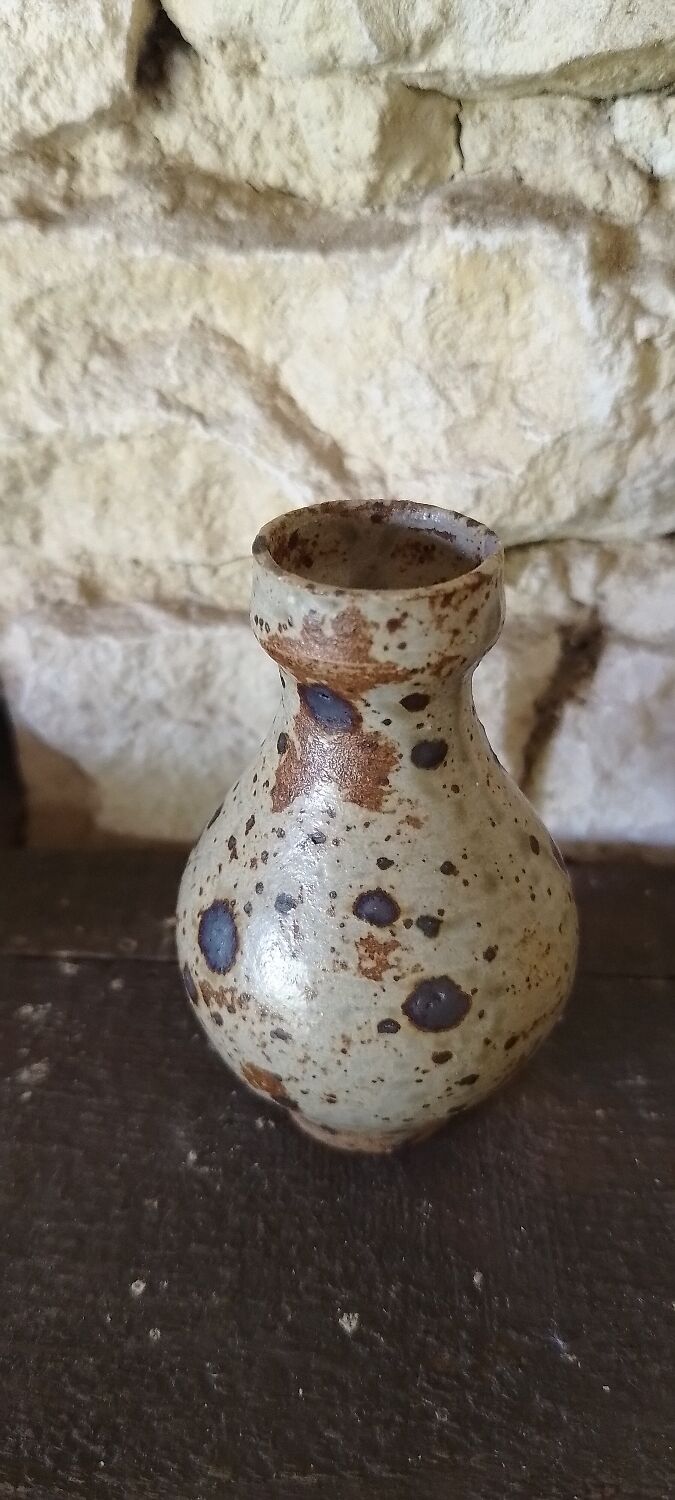 Small vintage stoneware vase