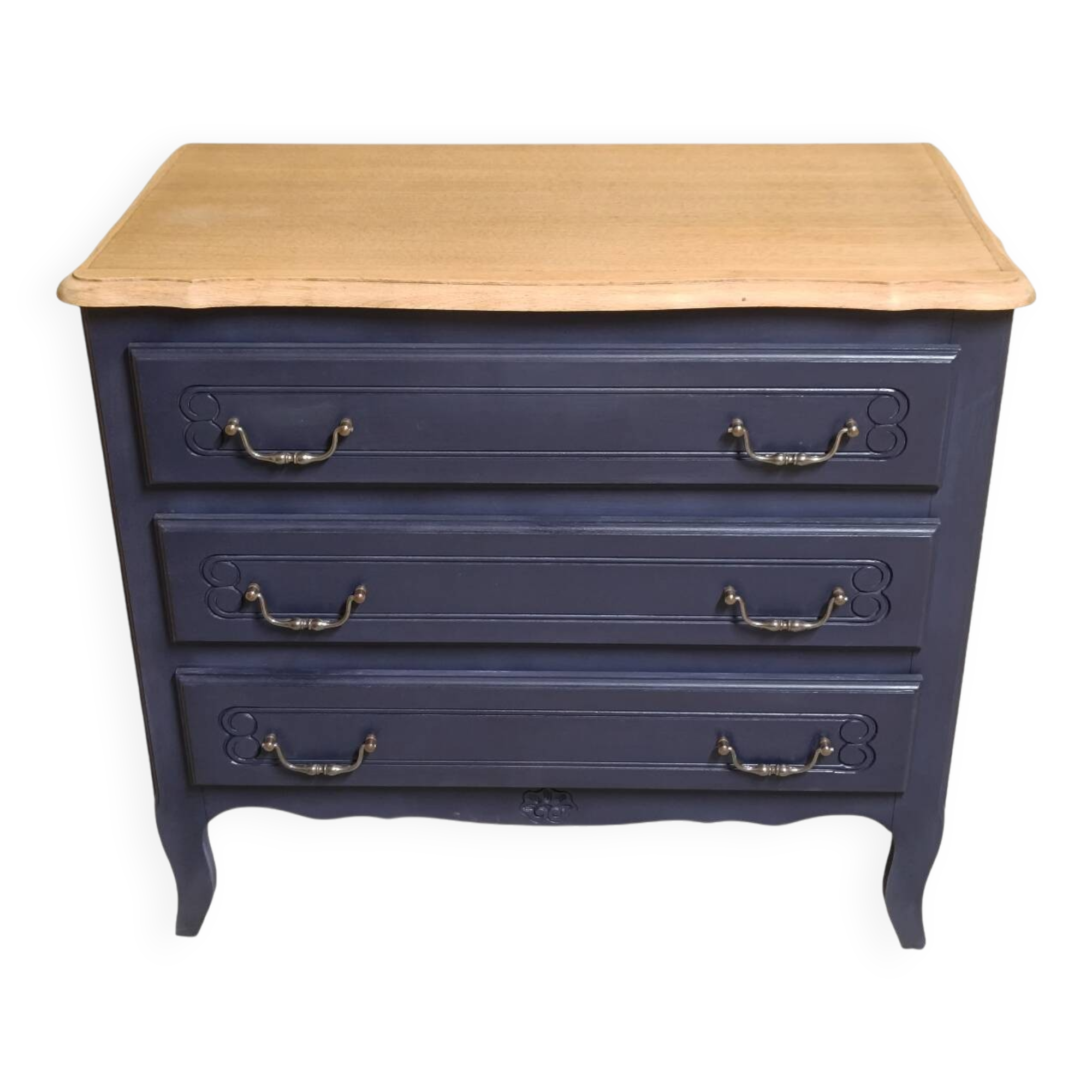 Navy blue chest of drawers