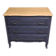 Navy blue chest of drawers