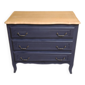 Navy blue chest of drawers