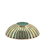 Empty pocket in bronze and blue enamel by Maurice Ascalon