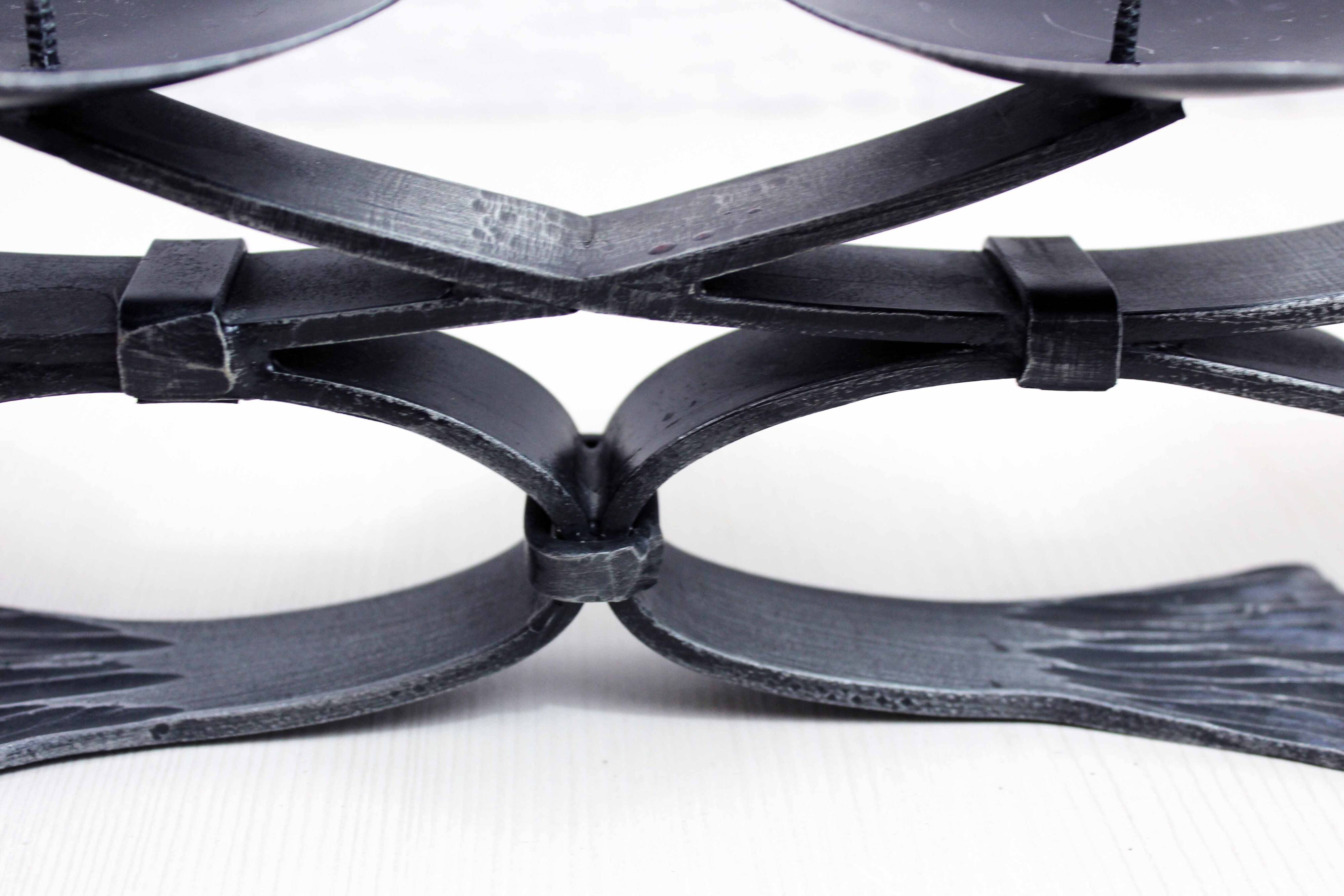 Large vintage candle holder with 4 lights