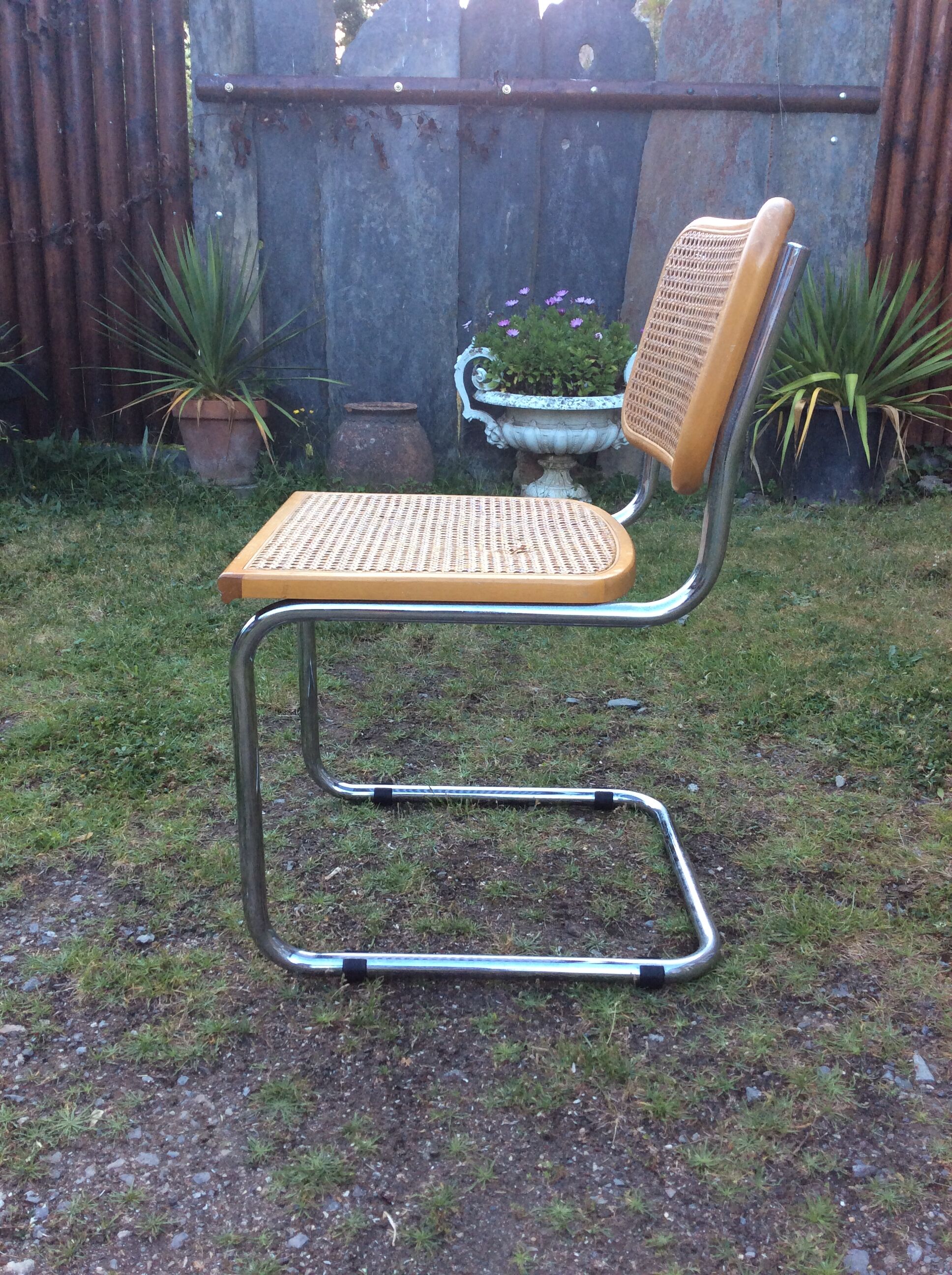 Vintage chair cannée Cesca Marcel Breuer B32