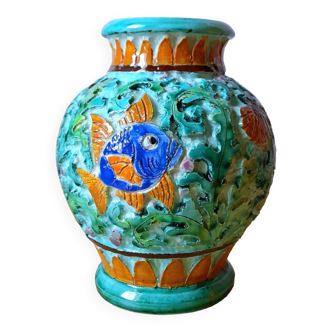 Vase en céramique Cerdazur 60s