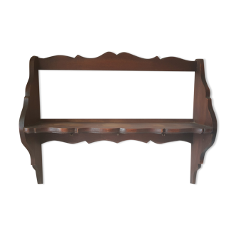 Wood wall shelf