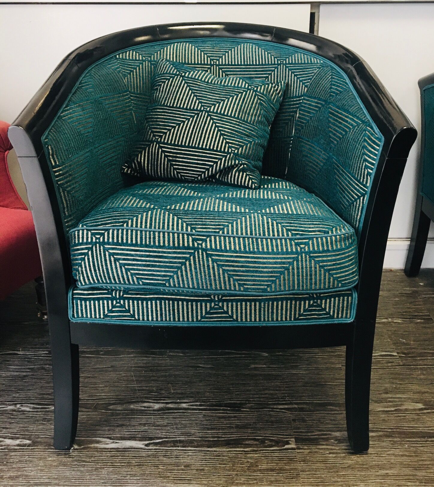 1930 tonneau armchairs