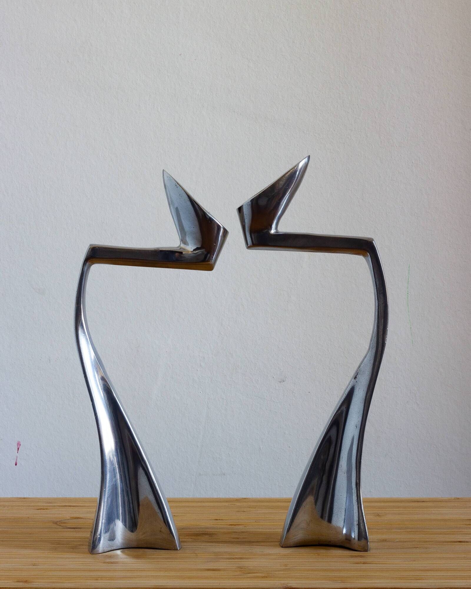 Pair of candle holders #Arclumis / Matthiew Hilton for SCP England / 80s