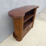 Vintage curved bamboo bar
