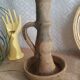 Candle holder terracotta cellar rat Orezza Campo Piano Corsica - Vintage
