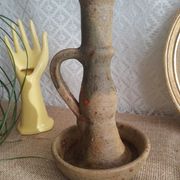 Candle holder terracotta cellar rat Orezza Campo Piano Corsica - Vintage