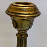 Pair of gilded bronze candlesticks