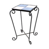 Hungarian art deco hand-hammered iron table