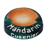 Advertising ashtray "mandarin" cusenier in earthenware