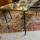 Black Steel Coffee Table with Magazine Rack attributed to Pierre Guariche for Airborne, 1950s