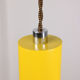 Vintage yellow metal lamp