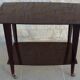 Vintage service cabinet with two trays on wheels