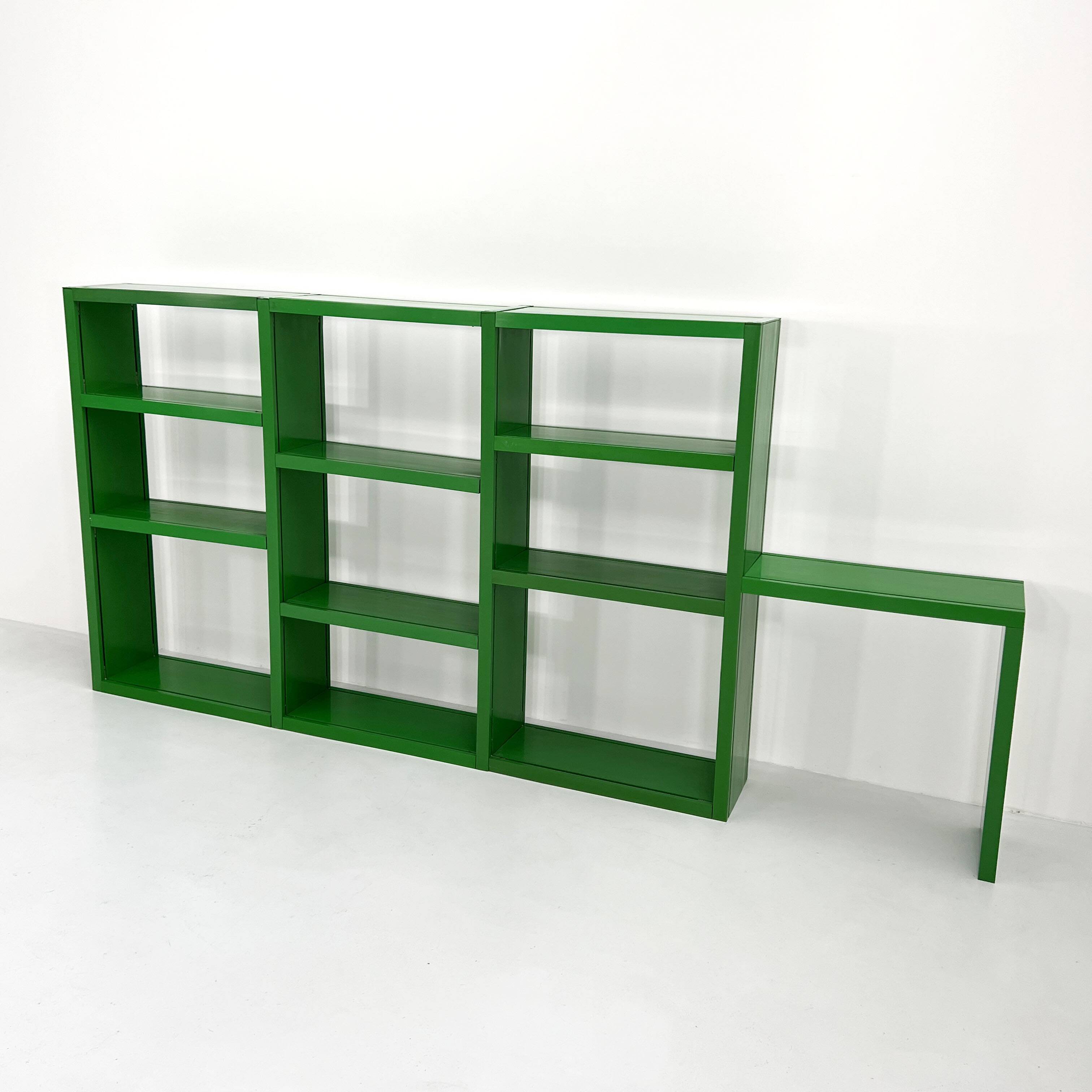 Green "Dodona 300" modular shelf by Ernesto Gismondi for Artemide, 1970